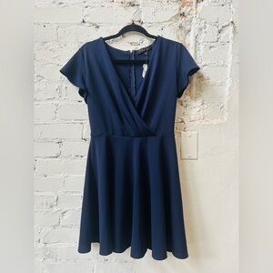 Trixxi Deep Blue Midi Dress